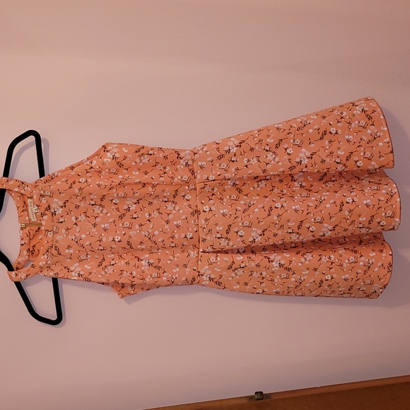 🎉Host Pick🎉Copper Key Coral fit and flare dress - Picture 1 of 4